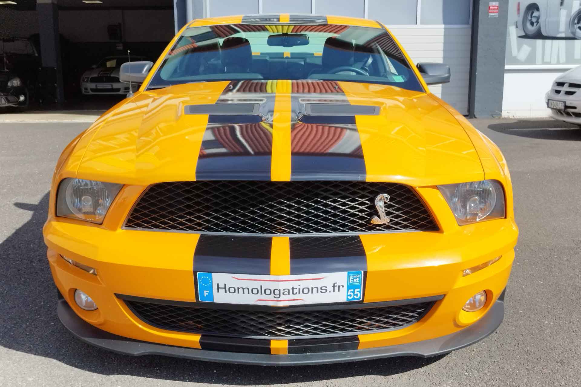 Ford Mustang GT500 2008 Jaune